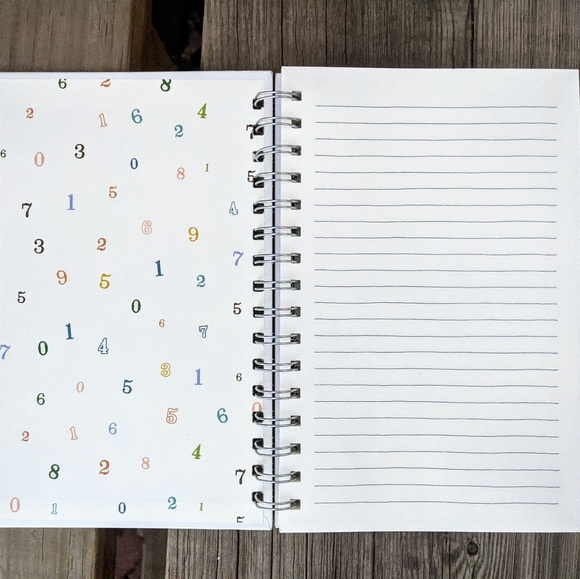 Rae Dunn MY THOUGHTS Spiral Notebook & 3 Pens Set - Picture 4 of 6